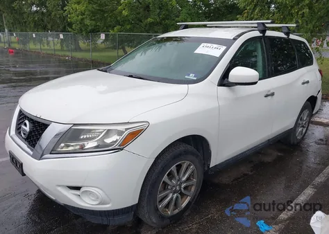 2013 Nissan Pathfinder S z USA, uszkodzony, nr VIN 5N1AR2MN2DC619646